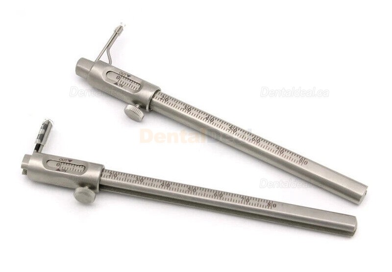 Dental Implant Measuring Gauge Scale 0-80mm Orthodontic Sliding Caliper